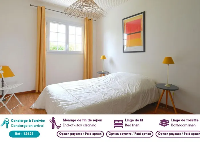 Maison Conviviale Pour 8 Avec Jardin à Casa de Férias Noirmoutier-en-l'Ile